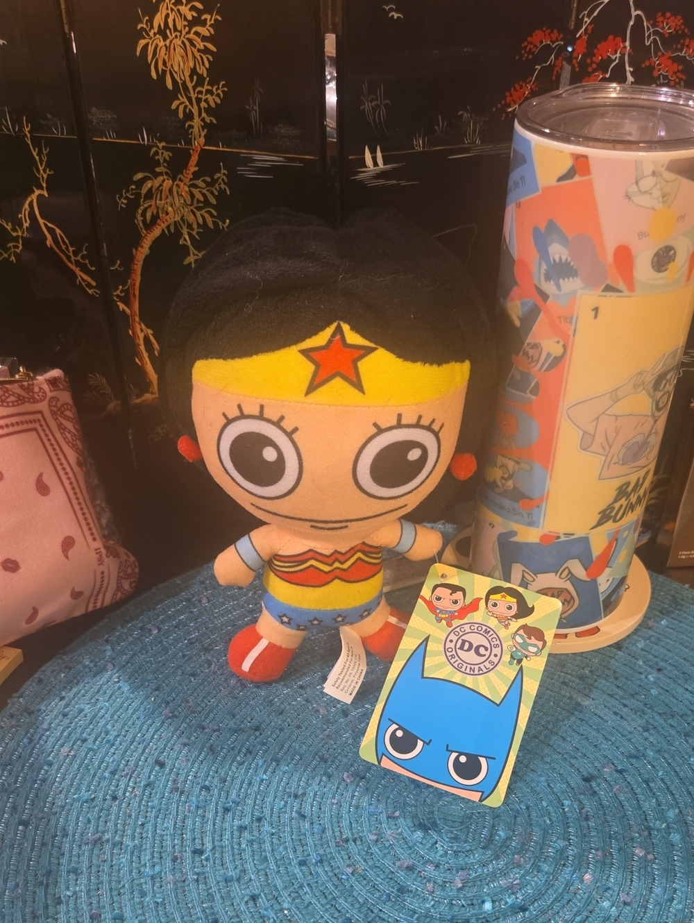 DC Comics Wonder Woman Plush - Yellow, Red, Blue, Black